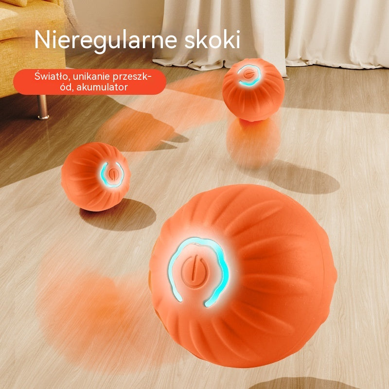 🐶🎁Inteligentna interaktywna, odbijająca się piłka dla zwierząt