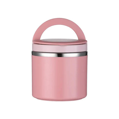 🔥【Compra uno y llévate otro gratis】🔥【650 ml】🥗 Fiambrera térmica portátil de acero inoxidable reforzado de grado alimentario