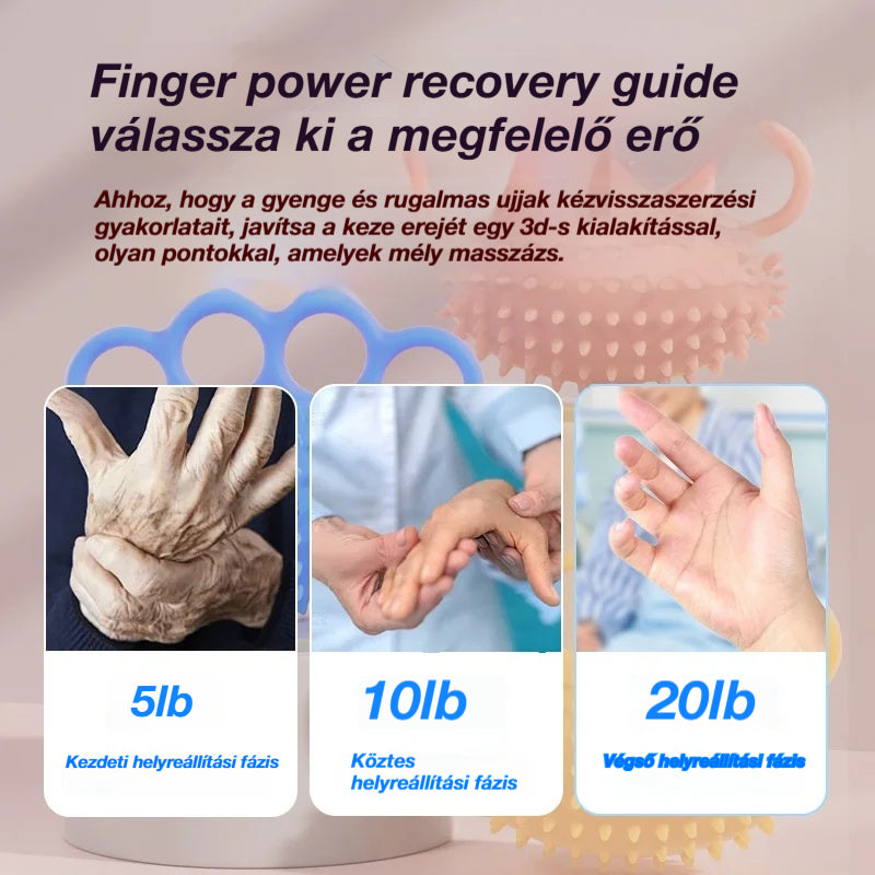 🔥🖐Kézrehabilitációs edzőlabda💪Fokozza a fogás erejét és elősegíti az ujjak ügyességének helyreállítását