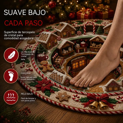 🎄 Vánoční koberec s 3D optickou iluzí