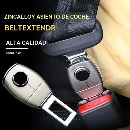 🔥【Compra 1 y llévate 1 gratis】🔥【2 piezas】🚗👍 Extensor metálico para el cinturón de seguridad del coche: diseño extendido para un viaje más cómodo.