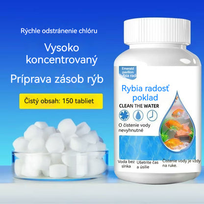 🐟【300 tabletas】💧 Tabletas efervescentes para limpiar el agua de acuarios y estanques, tabletas oxigenantes para acuarios 🔥