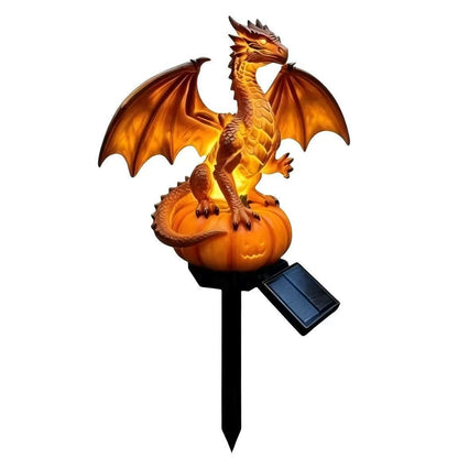 🐉Dragon Legacy napelemes kerti lámpa – Aranyparázs kiadás