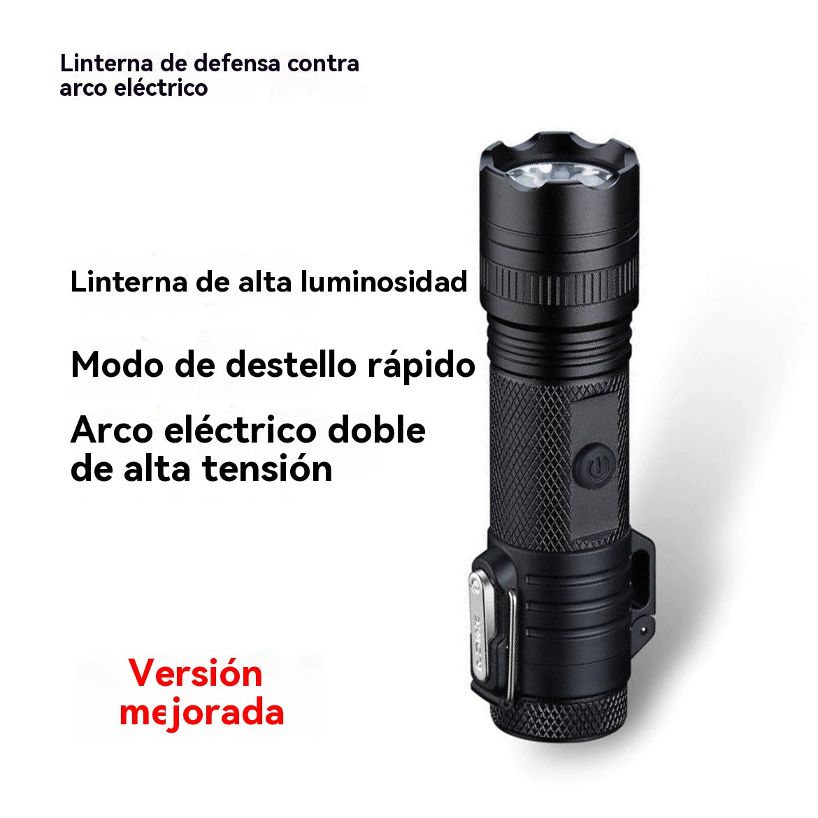 🎁50%OFF🎁Linterna de autodefensa de arco 4 en 1