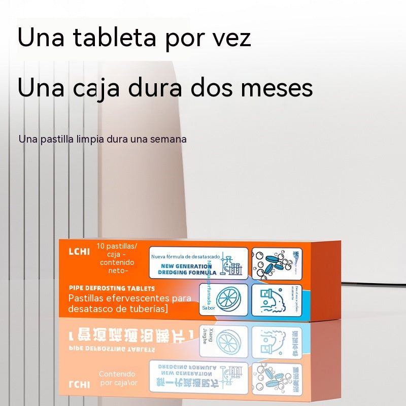 🏡💦Desatasco rápido de desagües: pastillas efervescentes con oxígeno activo, adecuadas para la limpieza diaria de desagües de cocina, inodoros, etc.