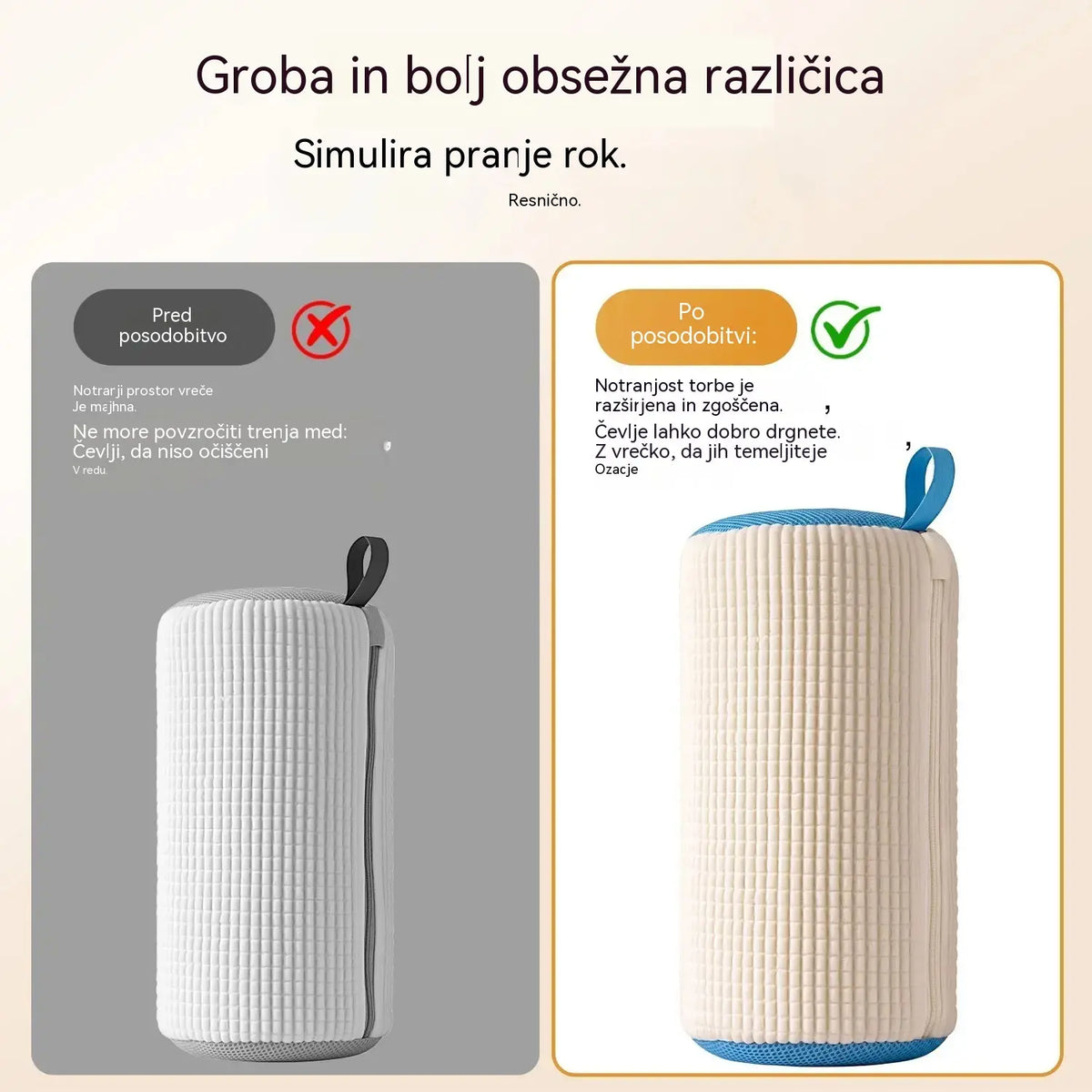 ⚡ Prodanih več kot 50.000 enot! 💦👞 Krtača za čevlje z debelimi, mehkimi ščetinami (odpornimi na deformacije) in vrečko za čevlje, ki se uporablja za čiščenje obutve.
