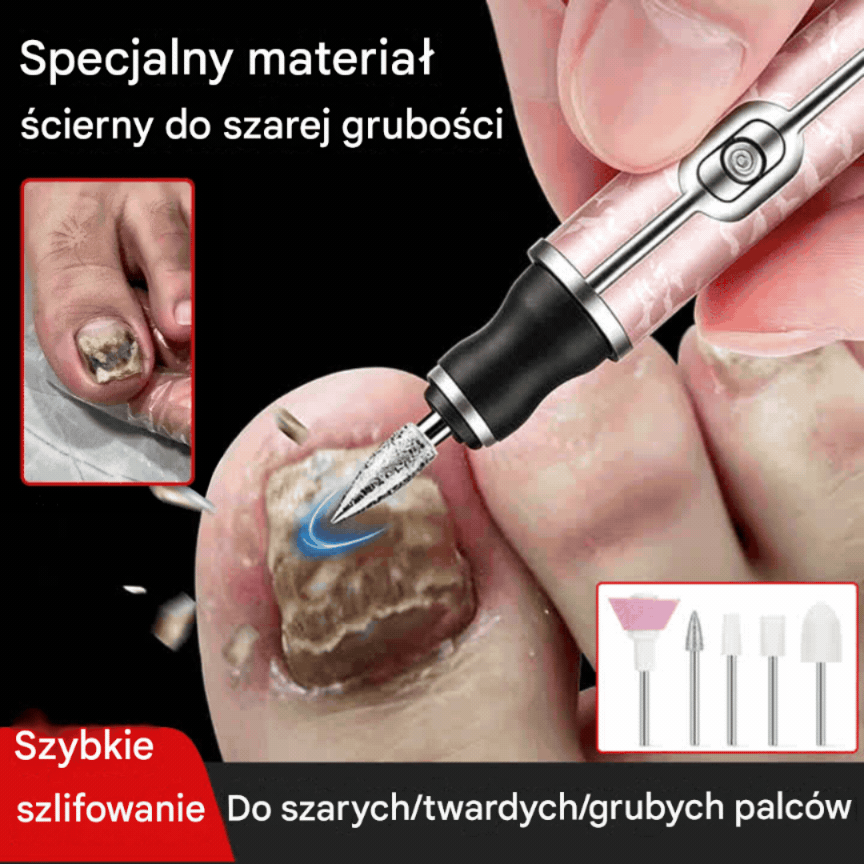💅👍 Elektryczna frezarka do paznokci do leczenia grzybicy