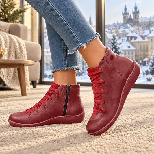 😍 Utolsó nap – féláron! 🥾【35–43-as méret】Új női hétköznapi bokacsizma ✅ Ingyenes szállítás