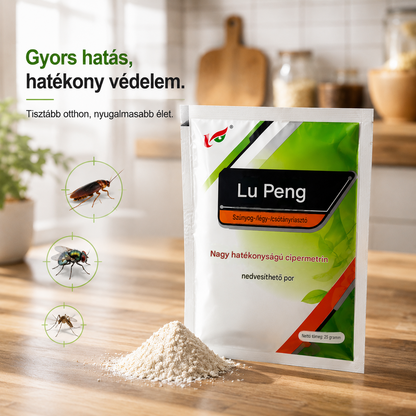 🦟【10 zsák】A leghatékonyabb, nagy hatékonyságú cipermetrin por állagú rovarirtó, gazdaságokban/otthonokban/kültéren is használható