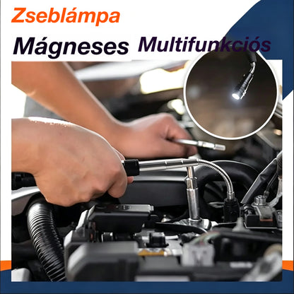 🛠🚗Mágneses autójavító rúd rugalmas teleszkópos szalaggal és LED lámpával 💡