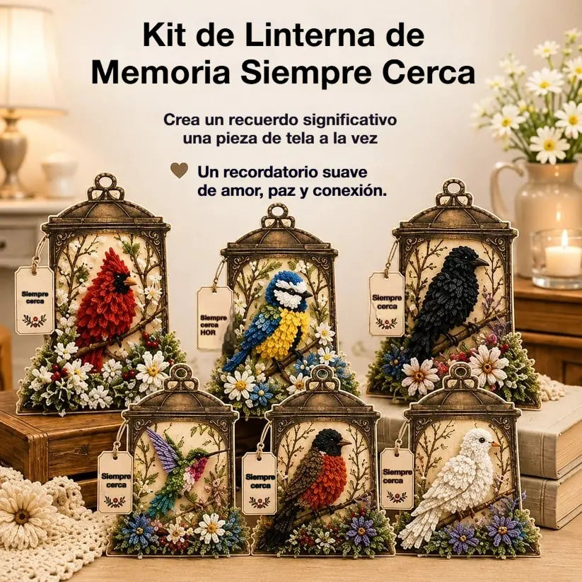 🔥¡Producto estrella! ¡Disfruta de un 49% de descuento! 🕊️ Juego de lámparas bordadas en 3D