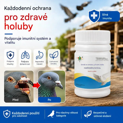 🕊️🕊️100 tablet, speciální lék pro poštovní holuby, 6v1 léčba pro holuby - rychlé hojení, výrazné výsledky!