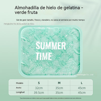 🧊🍃Cojín refrigerante de gel transpirable para el verano, sin necesidad de rellenarlo con agua