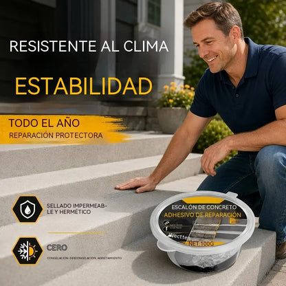 🥳¡OFERTA ESPECIAL 2026!🥳🔥【Compra 1 y llévate 1 gratis】💞¡Más de 50.000 unidades vendidas!🧰🛠️ Adhesivo para reparar escalones de hormigón