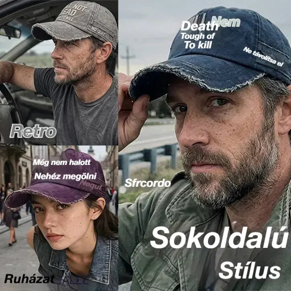 🧢🧢Retro hímzett sapka, strapabíró, elegáns és exkluzív.