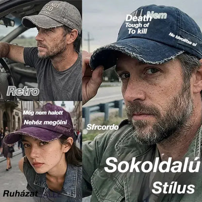 🧢🧢Retro hímzett sapka, strapabíró, elegáns és exkluzív.