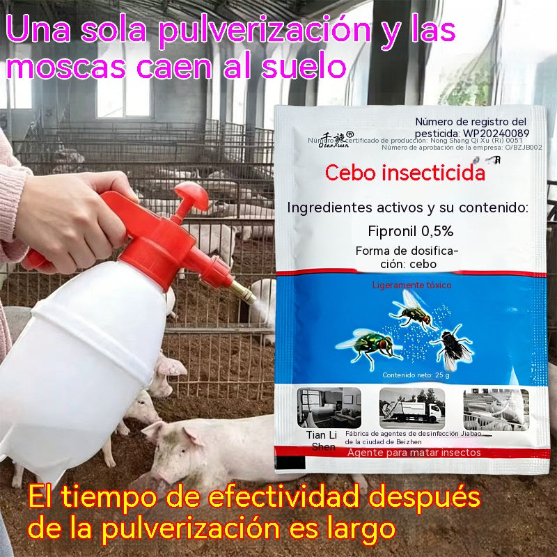 【10 Paquetes】🦟 Especialmente diseñado para el control de mosquitos y moscas en granjas, ¡un paquete puede matar pulgas/saltamontes/cucarachas/moscas/mosquitos!