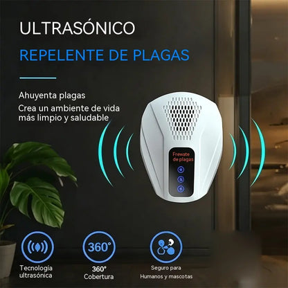❌🐭 Repelente de ratones por ultrasonidos silencioso de 360°