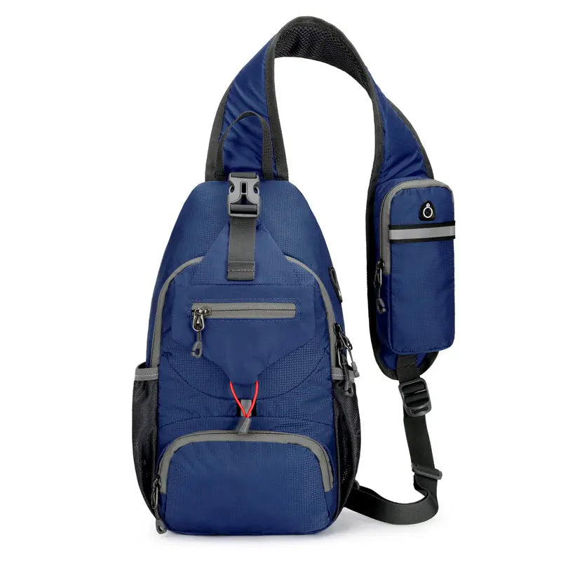 🎒 ¡50% DE DESCUENTO POR TIEMPO LIMITADO! ✨ Bandolera para hombre para exteriores: multibolsillos, resistente al agua, espalda transpirable 🌦️
