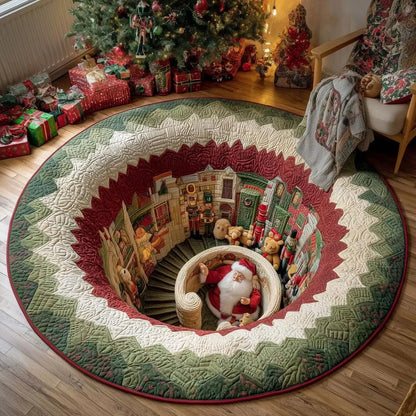 🎄 Vánoční koberec s 3D optickou iluzí