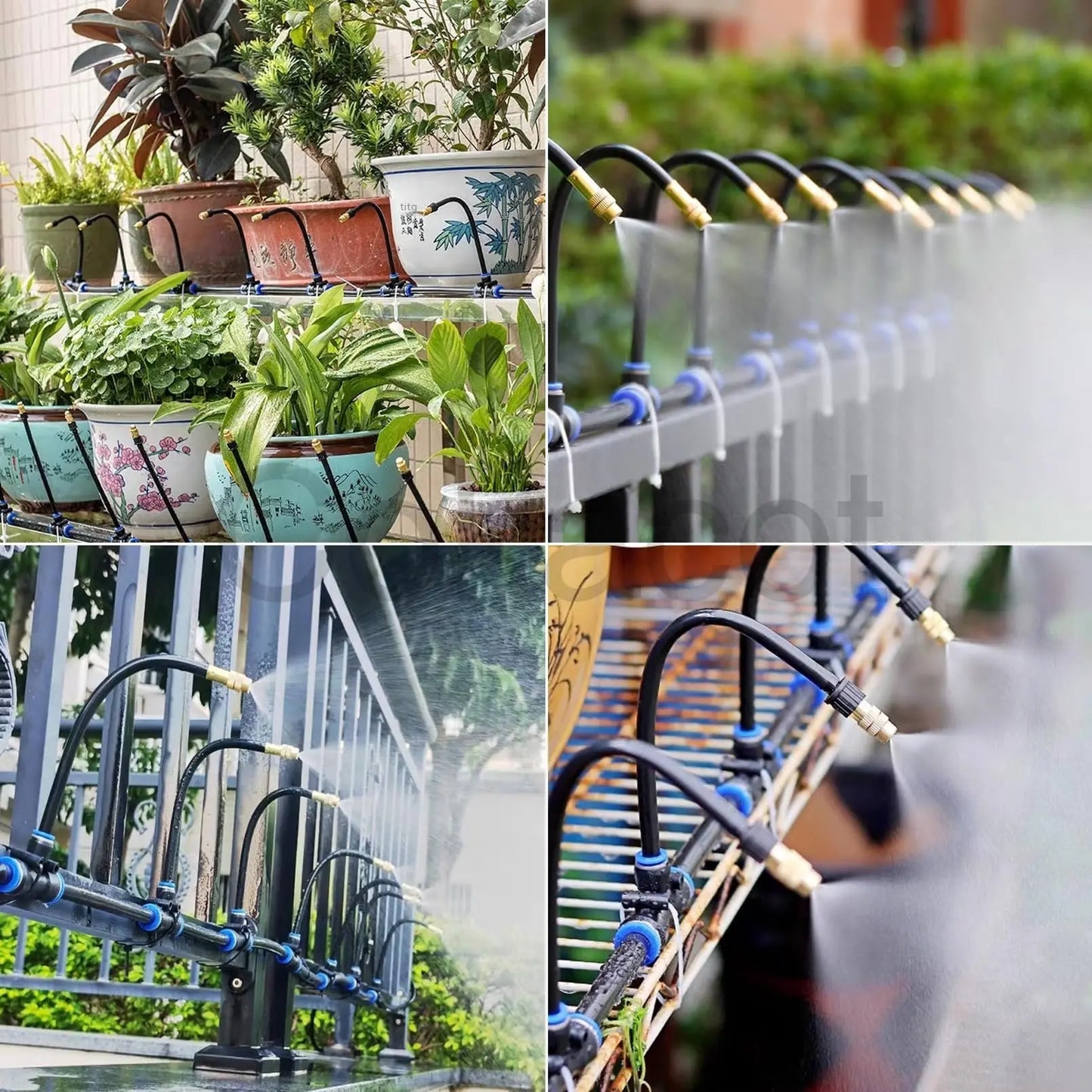 🔥【Compra 5 y llévate 5 gratis】🏡💦Cabezal de riego de jardín con rango de rotación de 360°: ideal para césped, macizos de flores y huertos