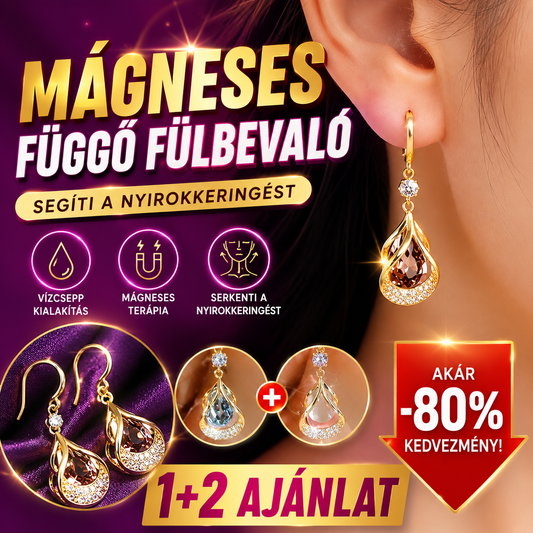 ✨️【Vásárolj 1-et, kapsz 2-t ingyen】 💎Mágneses fülbevalók a nyirokkeringéshez