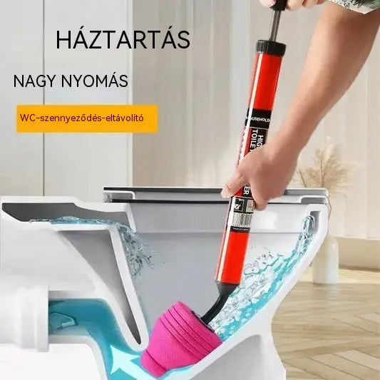 🚽 Légnyomásos lefolyótisztító fürdőszobába és konyhába 💨