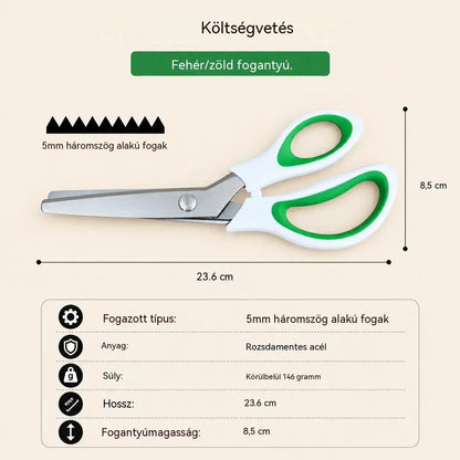 ✂️🧵Multifunkcionális kézműves olló – könnyedén készíthetsz gyönyörű csipkemintákat!