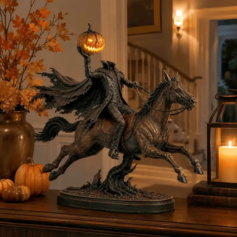 🎃🏇✨Último día de oferta por tiempo limitado, ahorra un 10% - Estatua del Jinete sin Cabeza - Despierta la Leyenda del Vacío