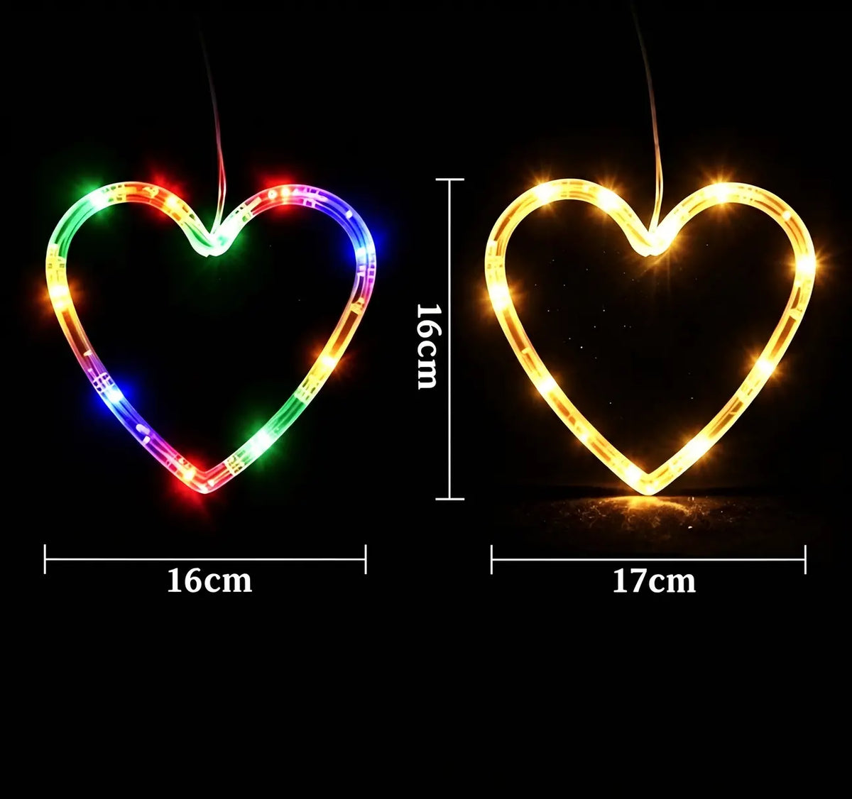 🔥🎁【2 por 26 euros】🎄 Luces navideñas LED a pilas para ventanas