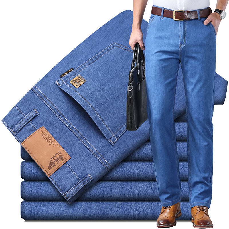 🔥🔥 【60–110 kg】👖👖 Pánské džíny ve velkých velikostech – jednoduché, ležérní a univerzální
