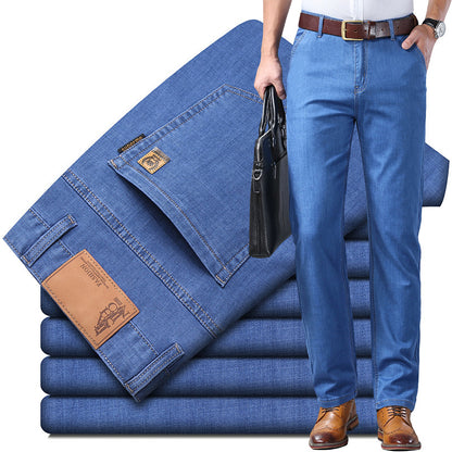 🔥🔥 【60–110 kg】👖👖 Pánské džíny ve velkých velikostech – jednoduché, ležérní a univerzální