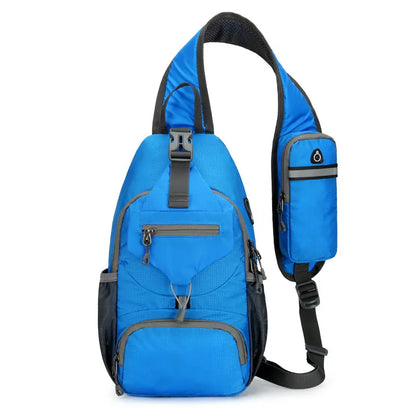 🎒 ¡50% DE DESCUENTO POR TIEMPO LIMITADO! ✨ Bandolera para hombre para exteriores: multibolsillos, resistente al agua, espalda transpirable 🌦️