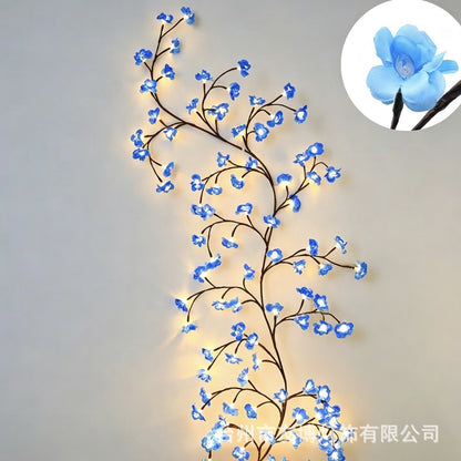 ✨ Fleksibilna LED svjetla u obliku vinove loze i cvijeća: ukrasite svoj dom čarobnom i toplom atmosferom 🦋💡