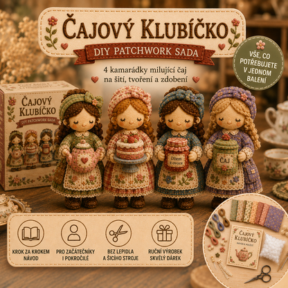 Poslední den: Využijte slevu 49 %!  Miniaturní patchworková sada ze série Miniature World.