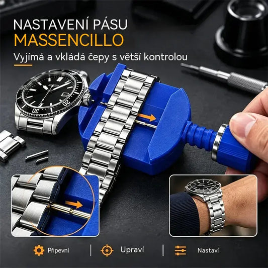 🎉 Speciální nabídka pro rok 2026 🔧 Profesionální sada na opravu hodinek – nový řemínek, nová baterie, stejné hodinky – opravte si je sami během několika minut ⌚