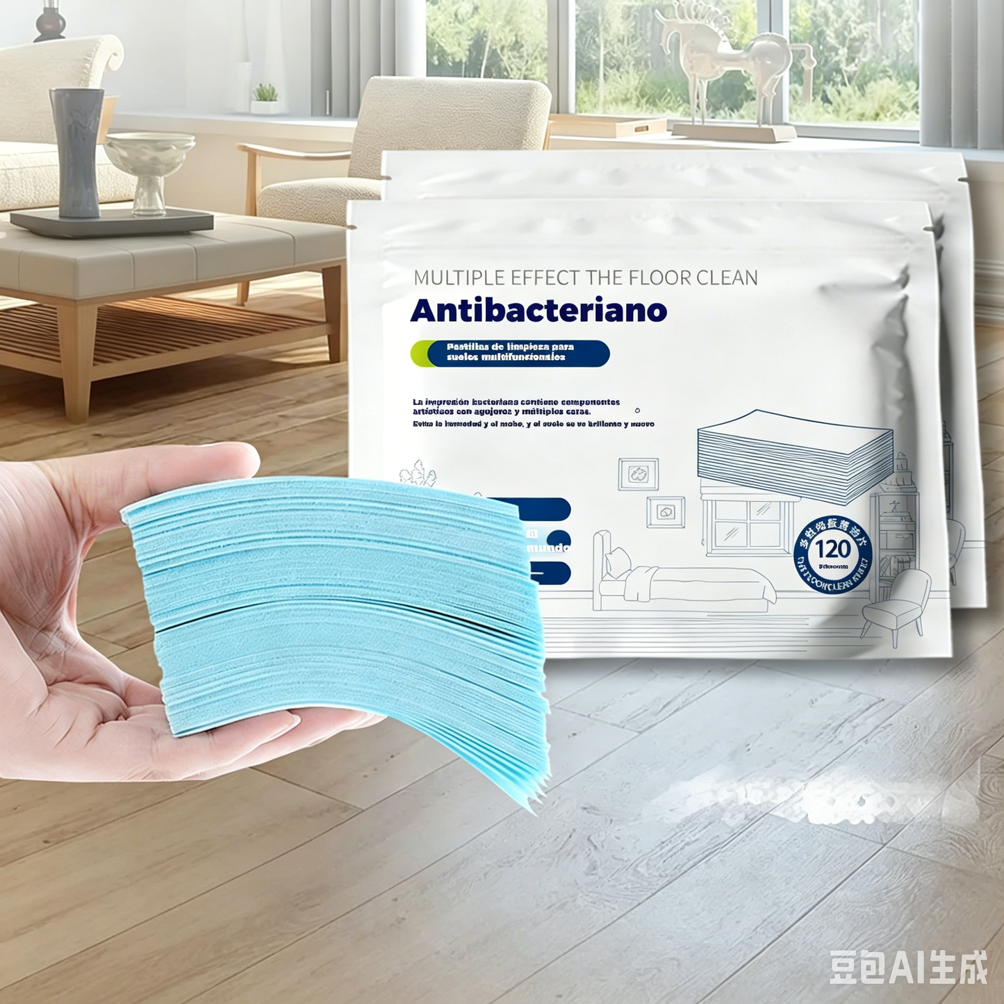 🧹【¡Compra 1 y recibe 1 GRATIS!】【240 piezas 25 euros】✨ 240 unidades de pastillas limpiadoras multiusos antibacterianas y desodorizantes | Aptas para madera dura, suelos laminados, azulejos y paredes de autocaravana