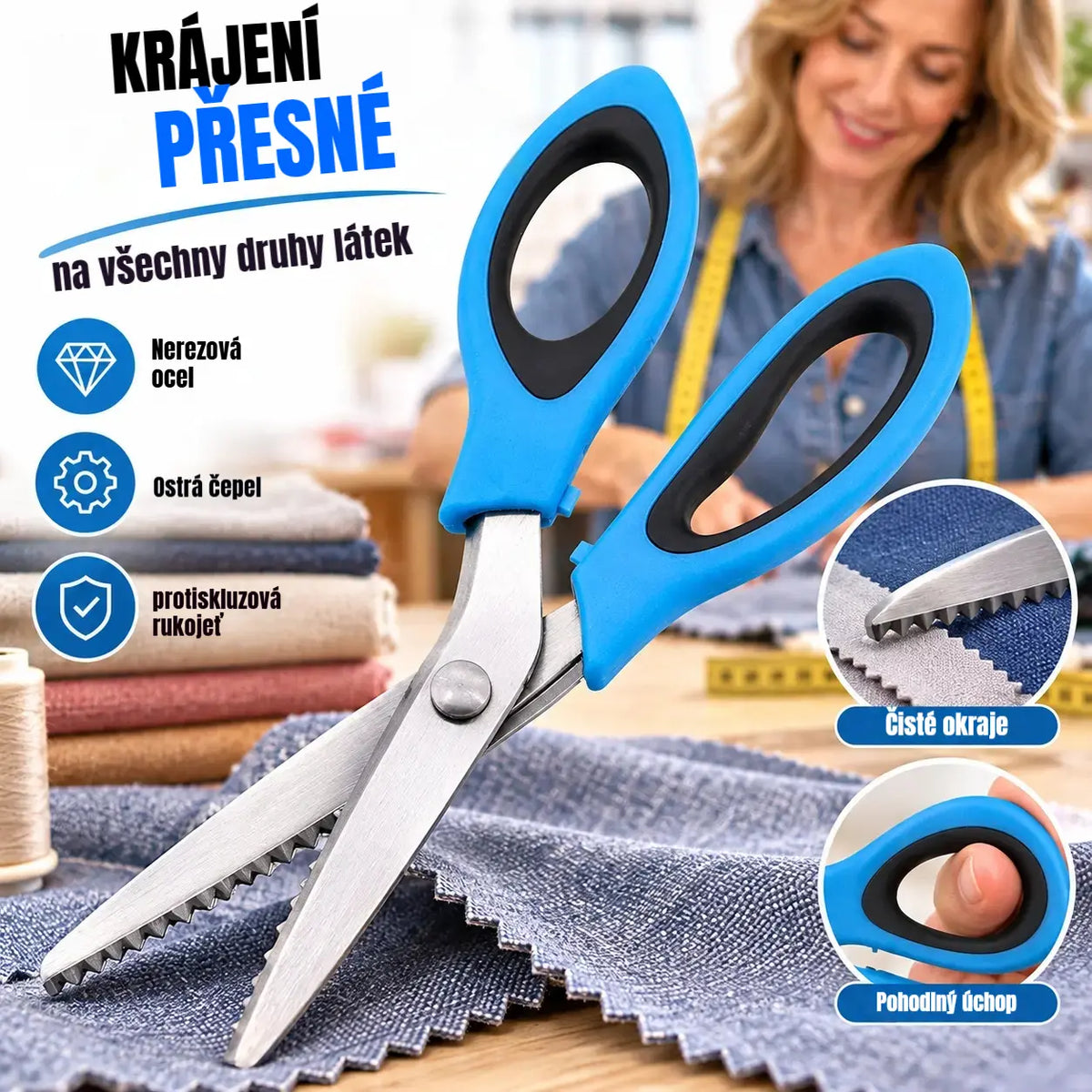 🔥Kupte 1, dostanete 1 zdarma✂️ Profesionální nůžky na stříhání – ostré nůžky na stříhání