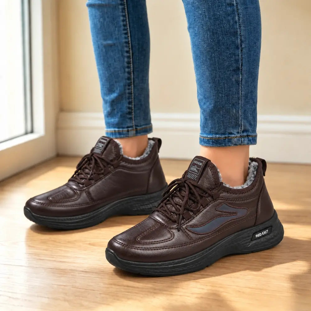 👞【39–45】Pánská sportovní zimní obuv, hustá kožešinová podšívka, nepromokavý svršek, odpružená protiskluzová podrážka🥰