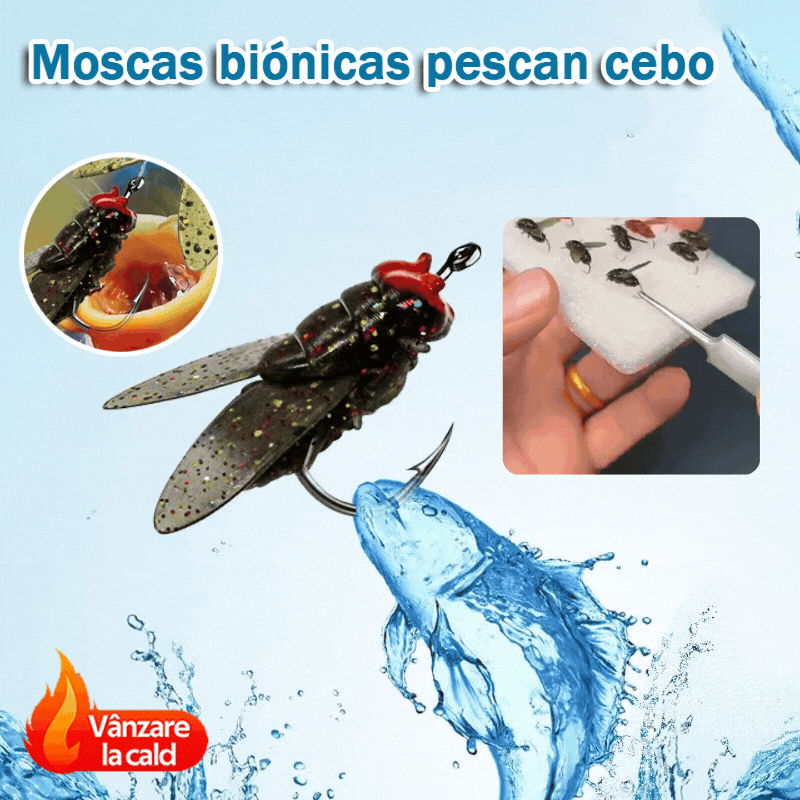🐟🎣【40 piezas 26 euros】🔥Cebo para moscas biónico🔥【Compre 20 y obtenga 20 gratis】