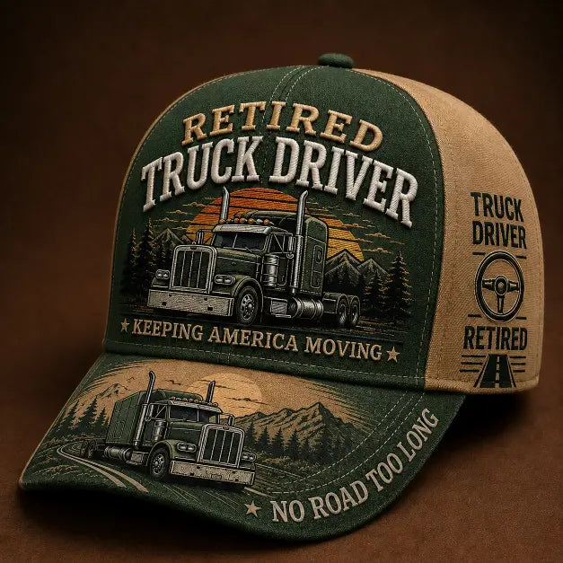 🚛 Sombrero de camionero jubilado