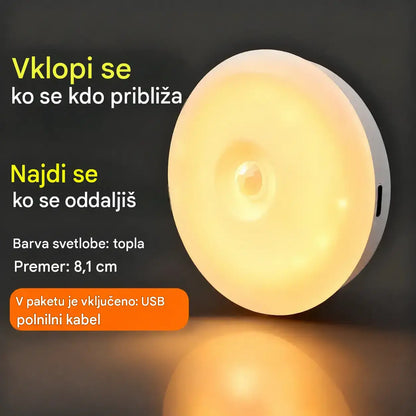 🔥【Kupite eno in dobite eno brezplačno】🏡💡Pametna LED lučka, ki zaznava človeško telo, enostavna za polnjenje in praktična