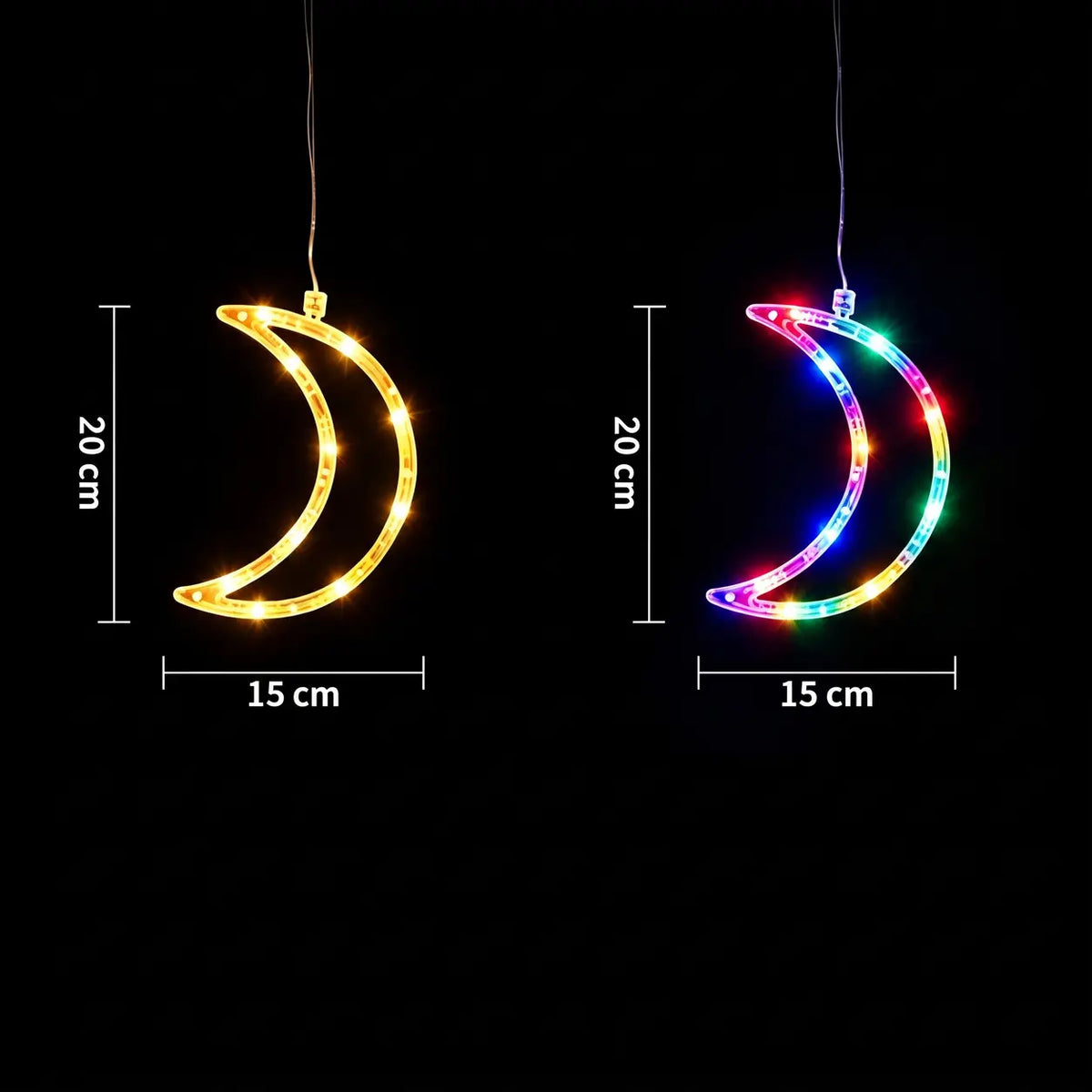 🔥🎁【2 darab 8300 Ft】🎄 Elemes, LED-es karácsonyi ablakvilágítás
