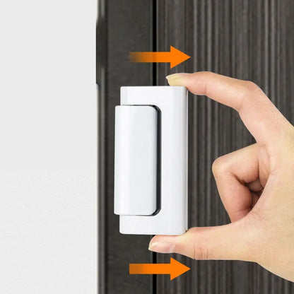 ❄️¡Oferta de verano: 50% de descuento! 🏡🚪🔒 Cerradura de seguridad y refuerzo para puertas: pestillo secundario de uso exclusivo desde el interior para puertas compatibles que abren hacia adentro.