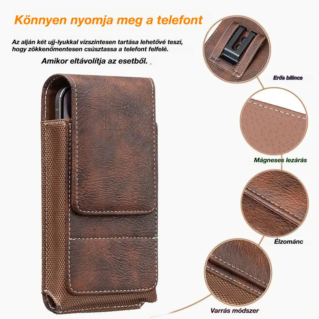 🔥 Mobiltelefontok övcsipesszel – mágneses záródású, tartós és kártyatartóval