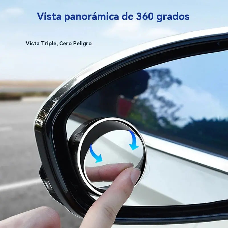 🔥【2 por solo 22 euros】🚗 Espejo retrovisor redondo de 360°, dile adiós a los puntos ciegos al conducir
