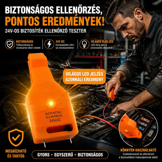 🚗⚡ 2 az 1-ben Biztosíték Tesztelő és Kiszedő Szerszám – Gyors, Praktikus és Univerzális 🔧