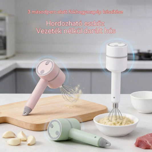 🏡🥄InfinitaMix többfunkciós húsdaráló – Kényelmes főzés vezetékek nélkül.