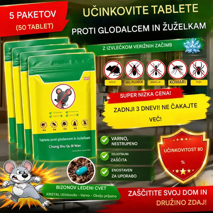 🔥【Super nizka cena - 【50 kosov】🚫🐀Ice Crystal Flower Močne tablete proti podganam in žuželkam.