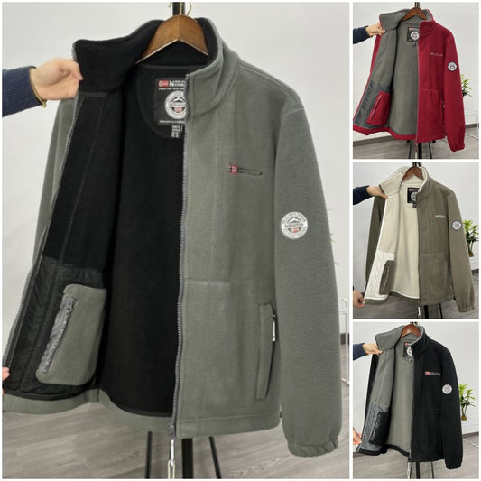 【XS-3XL】Chaqueta de terciopelo grueso de lana de talla grande informal cálida de otoño e invierno para hombre【30%OFF】
